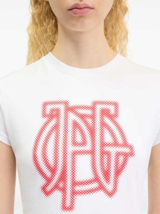 26FW 장 폴 고티에 반팔 티셔츠 26 04 W TO546 J075 0130 WHITE RED - JEAN PAUL GAULTIER