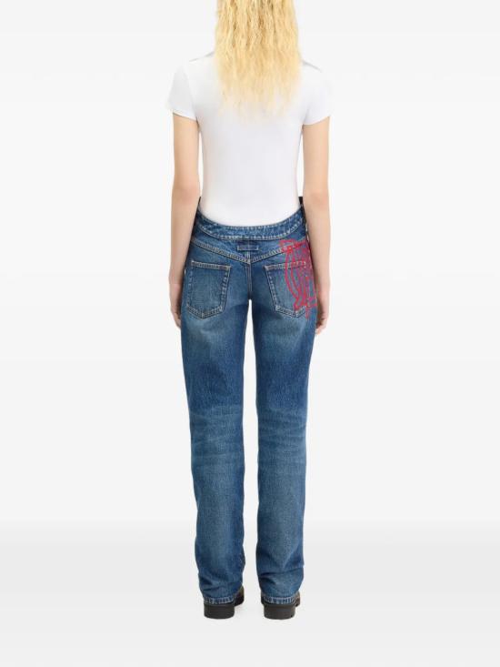 26FW 장 폴 고티에 반팔 티셔츠 26 04 W TO546 J075 0130 WHITE RED - JEAN PAUL GAULTIER