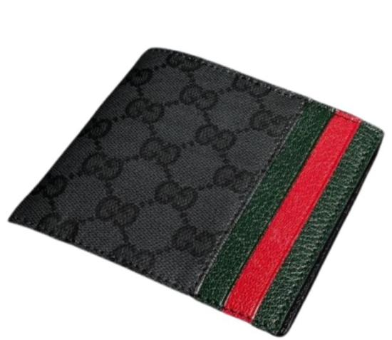 26FW 구찌 GG 캔버스 웹 카드 슬롯 반지갑 A00716 FAGI81081 BALCK