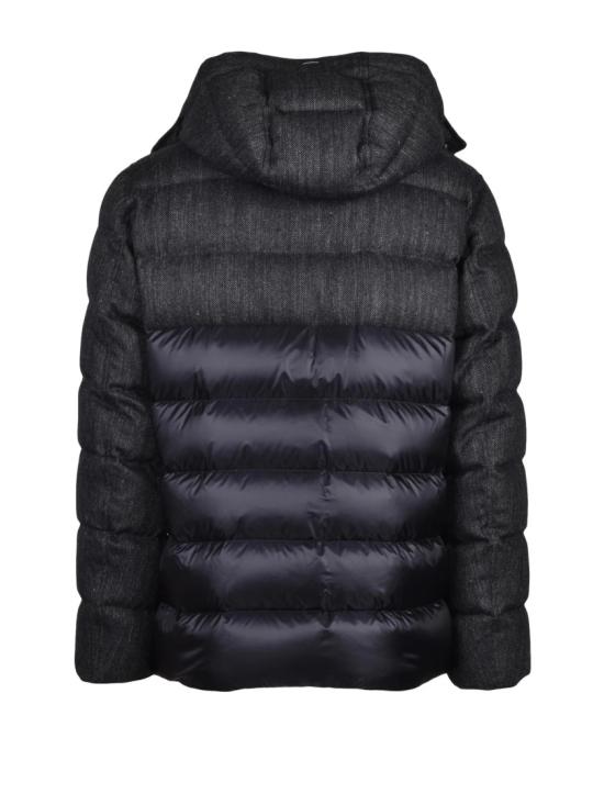25FW 에르노 숏패딩 블랙 퀼팅 폴리아미드 다운 재킷 - HERNO