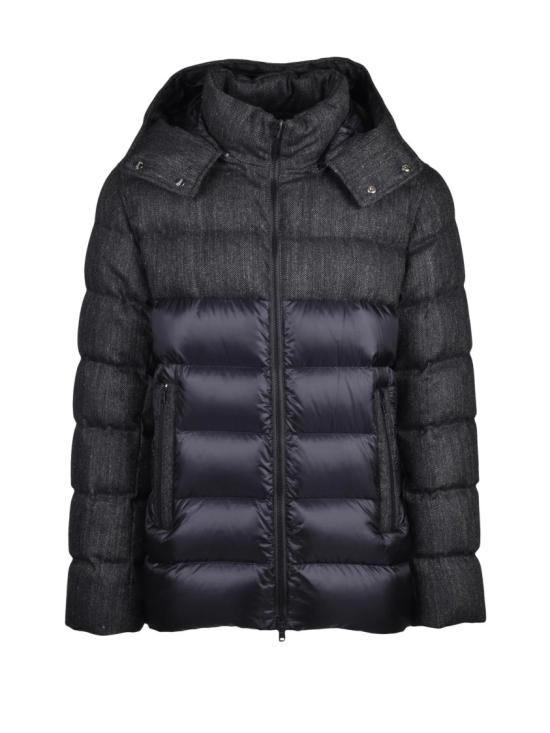 25FW 에르노 숏패딩 블랙 퀼팅 폴리아미드 다운 재킷