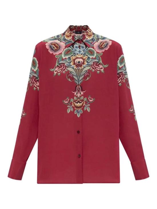 25FW 에트로 탑 WRIA0013AKA38 Burgundy
