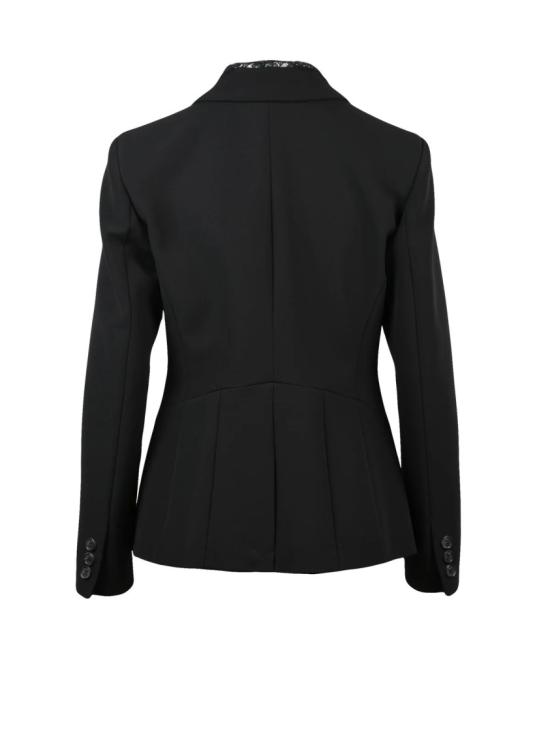 25FW 에르마노 피렌제 수트 자켓 레이스 장식 라펠과 우아한 디테일이 돋보이는 맞춤형 재킷 - ERMANNO FIRENZE