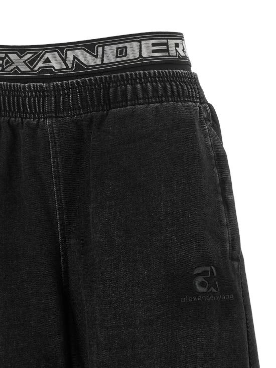 26FW 알렉산더 왕 데님 팬츠 UDC4264302011 Black - ALEXANDER WANG