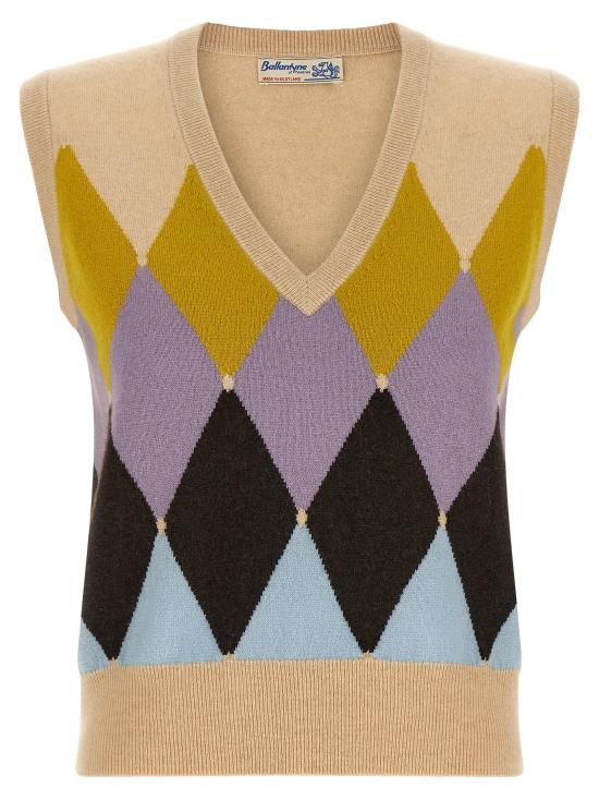 26FW 발렌타인 스웨터 B1S08712KA894068 Beige