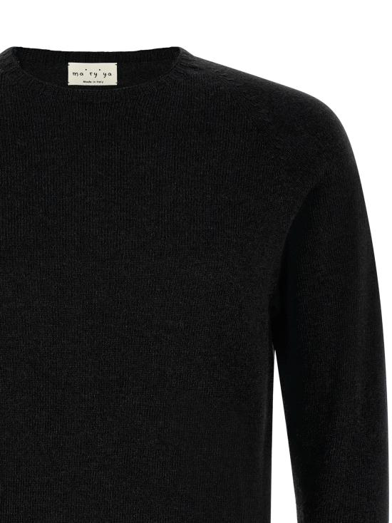 26FW 마리아 스웨터 YTK010B8 Black - MA RY YA