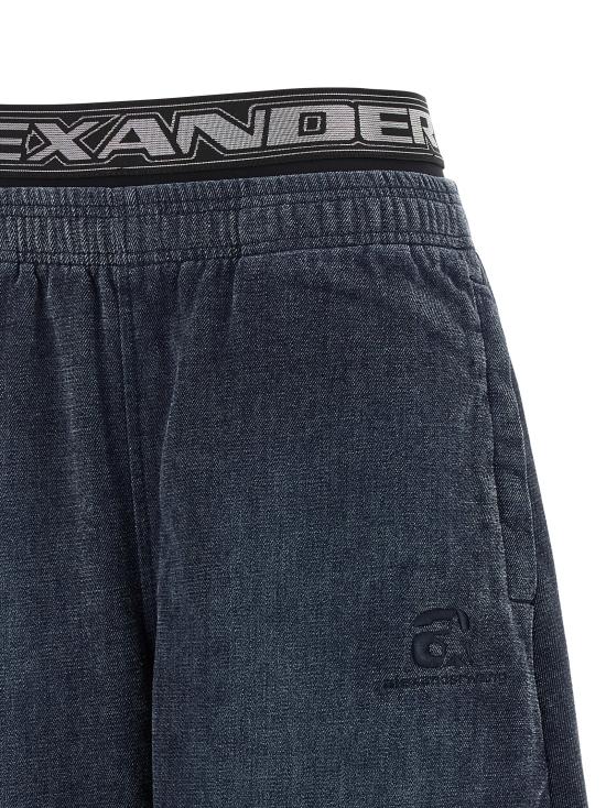 26FW 알렉산더 왕 데님 팬츠 UDC4264300410A Black - ALEXANDER WANG