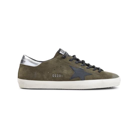 26FW 골든구스 슈퍼스타 스니커즈 GMF00101 F008697 36102 DARK GREEN BLACK SILVER DOM - GOLDEN GOOSE
