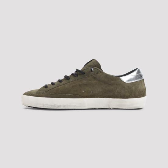 26FW 골든구스 슈퍼스타 스니커즈 GMF00101 F008697 36102 DARK GREEN BLACK SILVER DOM - GOLDEN GOOSE