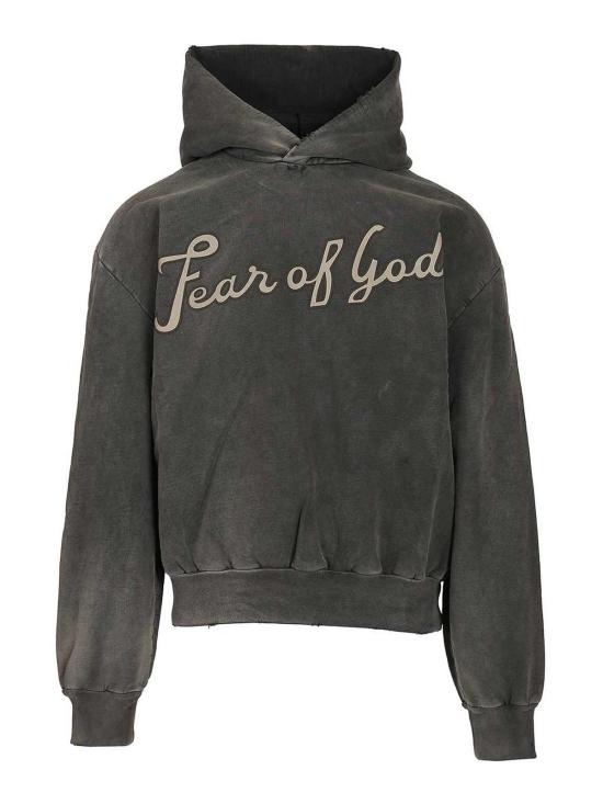 26SS 피어오브갓 후드 티셔츠 FG9M12 9936BHF 019 OFF BLACK DOM