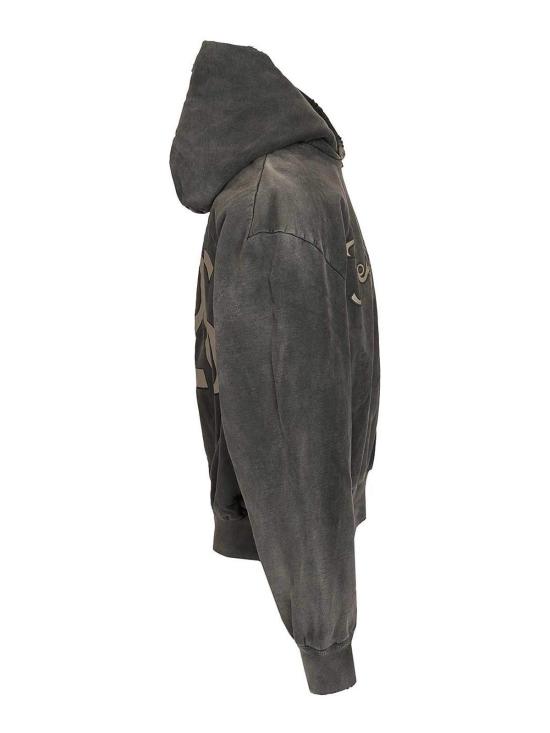 26SS 피어오브갓 후드 티셔츠 FG9M12 9936BHF 019 OFF BLACK DOM - FEAR OF GOD