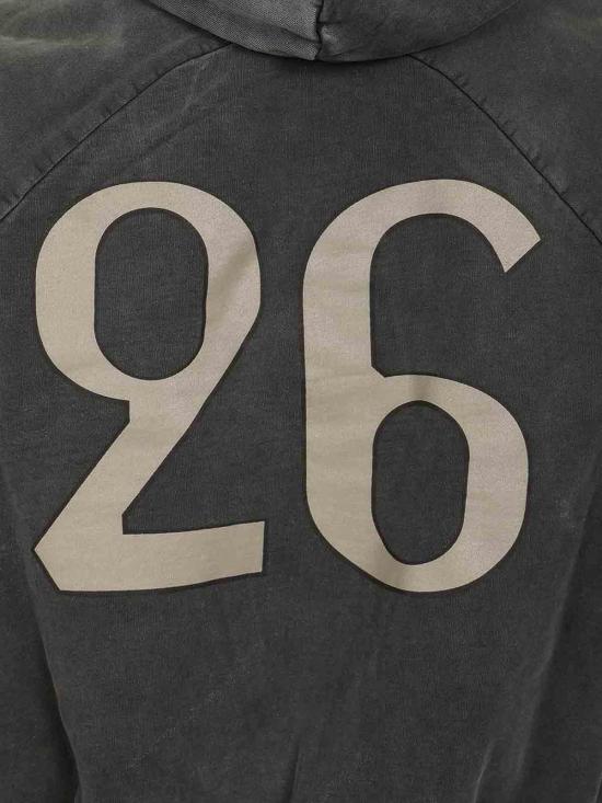 26SS 피어오브갓 후드 티셔츠 FG9M12 9936BHF 019 OFF BLACK DOM - FEAR OF GOD
