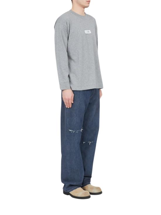 26FW MM6 메종마르지엘라 긴팔 티셔츠 SH0NH0028 M20170 856M GREY DOM - MM6 MAISON MARGIELA