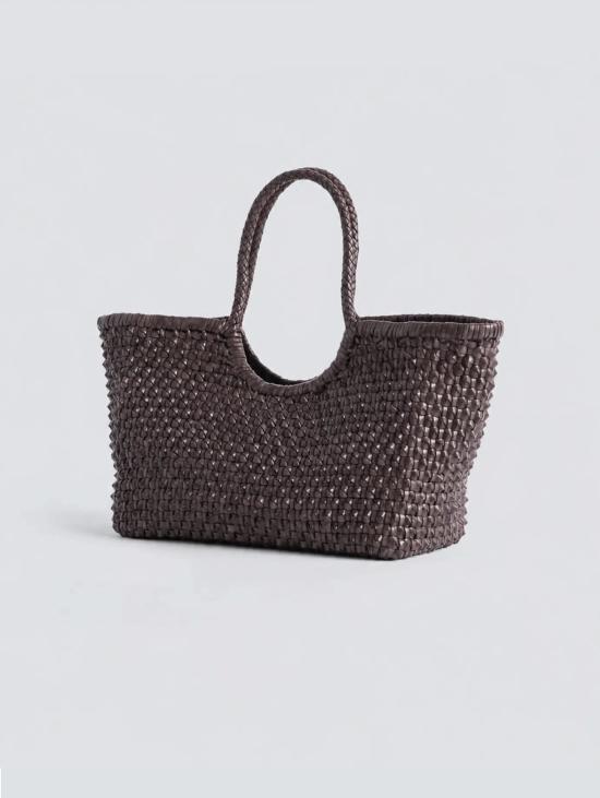 26FW 드래곤디퓨전 숄더백 Borsa a Cestino Nantucket 선인장 마로네 스쿠로 - DRAGON DIFFUSION
