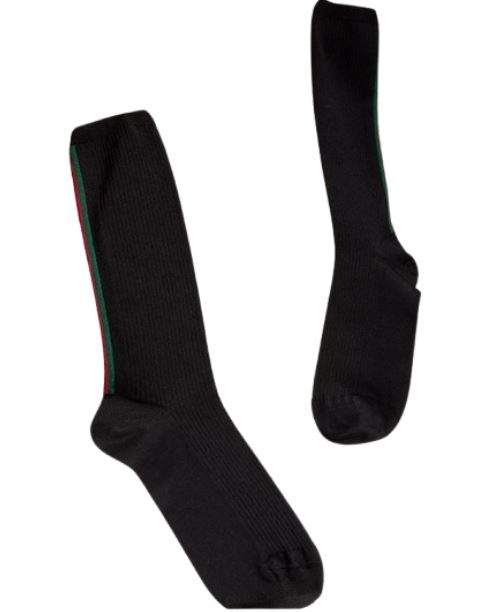 26FW 구찌 인터로킹 GG 스트라이프 코튼 양말 인터로킹 GG 스트라이프 코튼 양말 A009WU 4GALN1066 - GUCCI