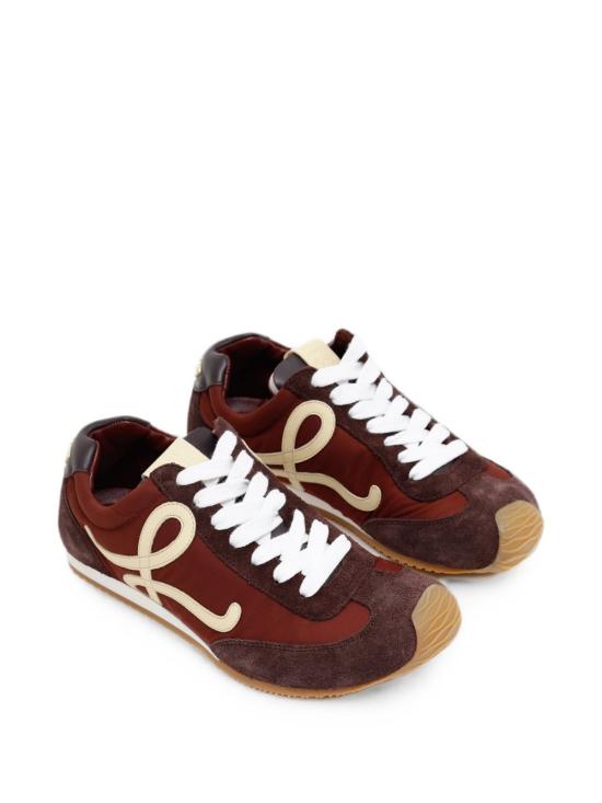 26FW 로에베 플로우 러너 스니커즈 L815282XB0 0138 COPPER RED VANILLA AUBERGINE DOM - LOEWE