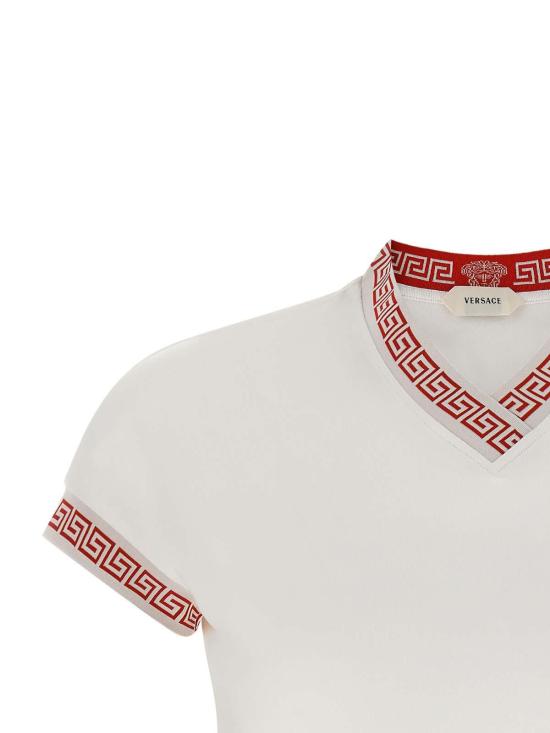 26FW 베르사체 반팔 티셔츠 10254271A187121W000 WHITE - VERSACE