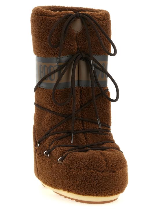 26FW 문부츠 아이콘 플리스 부츠 80D1403080M004 Brown - MOON BOOT