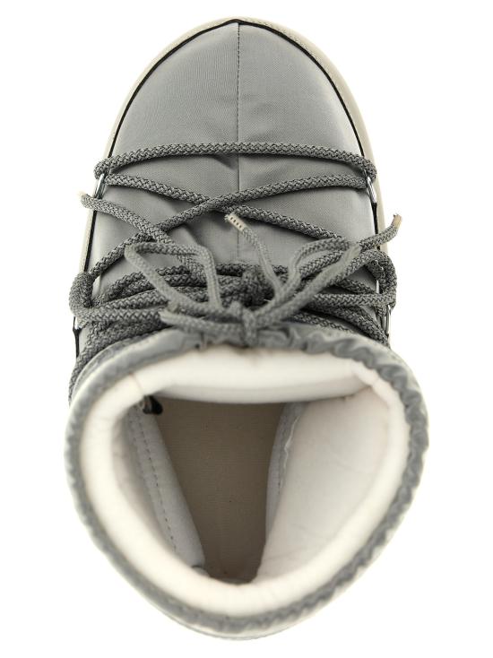 26FW 문부츠 아이콘 나일론 로우 부츠 80D1409350H001 Silver - MOON BOOT