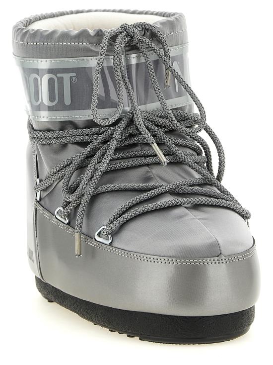 26FW 문부츠 아이콘 나일론 로우 부츠 80D1409350H001 Silver - MOON BOOT