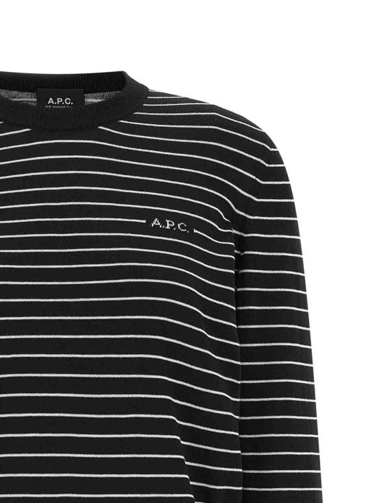 26FW 아페쎄 탑 COHLPF23510TZI Black - A.P.C.