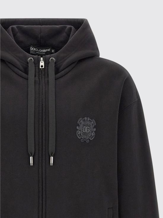 26FW 돌체앤가바나 긴팔 티셔츠 G9CIQZHU7P4 N0000 Black - DOLCE & GABBANA