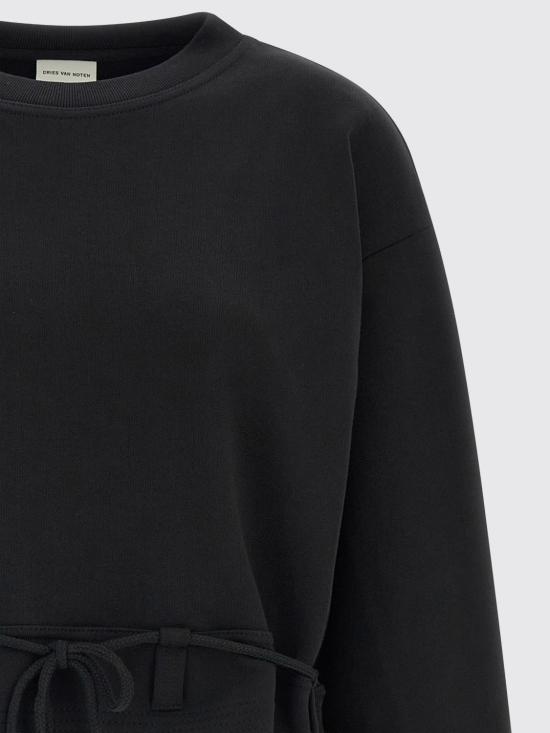 26FW 드리스 반 노튼 스웨터 2621311094610 900 Black - DRIES VAN NOTEN