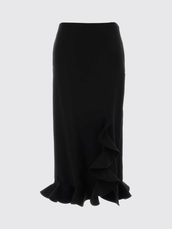 26FW 모스키노 미디 스커트 01075524 555 Black - MOSCHINO