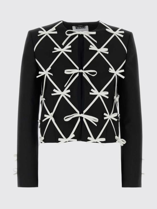 26FW 모스키노 긴팔 티셔츠 05025521 0555 Black - MOSCHINO