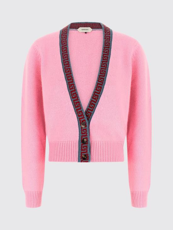 26FW 베르사체 가디건 10267671A19161 1PS10 Pink - VERSACE