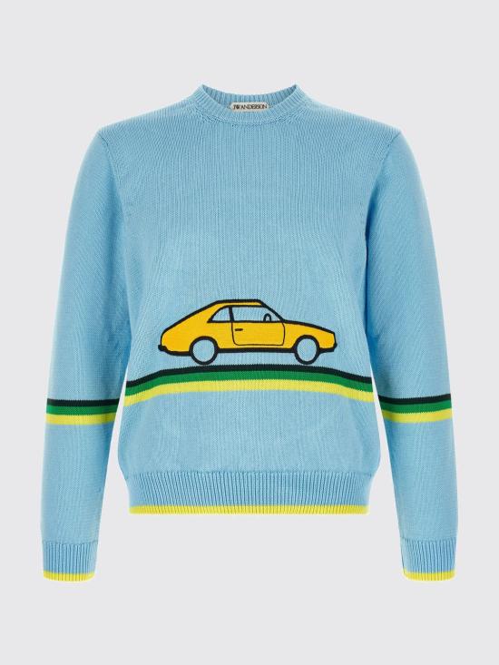 26FW JW앤더슨 스웨터 KW1531YN0515 830 Blue - JW ANDERSON