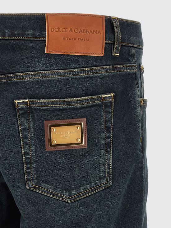 26FW 돌체앤가바나 데님 팬츠 GY07CDG8PM5 S9001 Navy - DOLCE & GABBANA