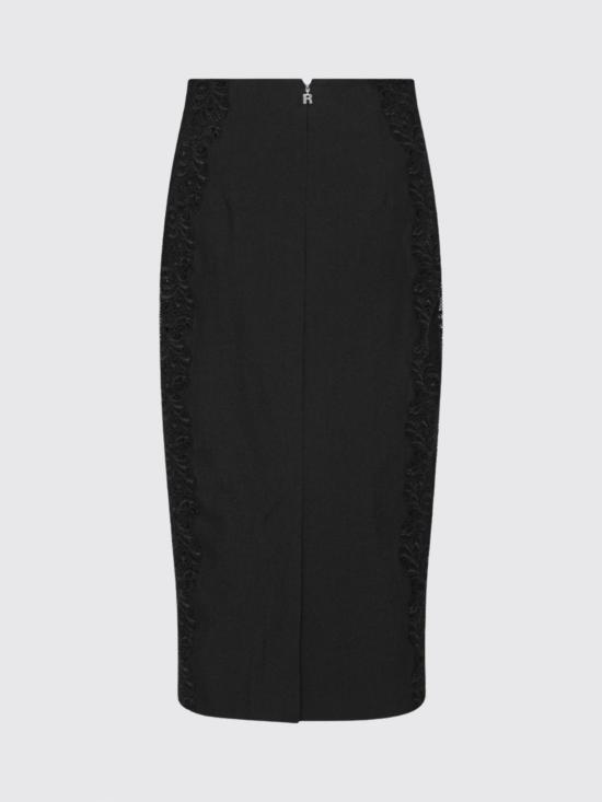 26FW 로테이트 미디 스커트 116647 100 Black - ROTATE