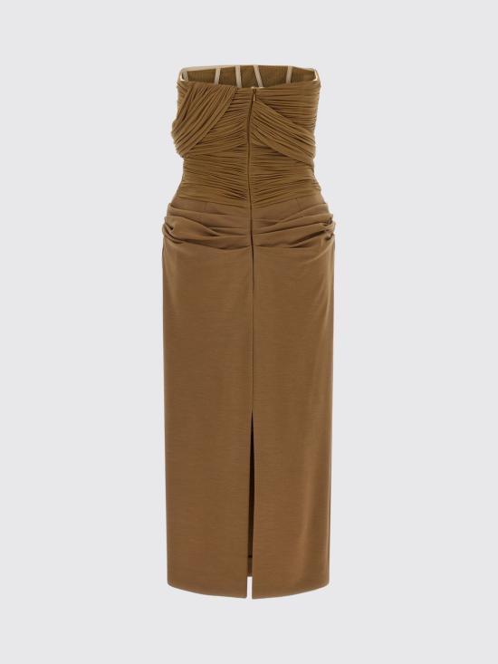 26FW 마그다뷰트림 롱 원피스 163726 Brown - MAGDA BUTRYM