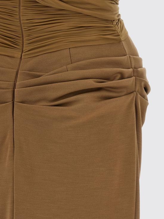 26FW 마그다뷰트림 롱 원피스 163726 Brown - MAGDA BUTRYM