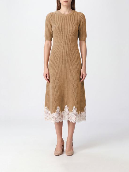 26FW 알베르타 페레티 롱 원피스 04886601 0091 Brown