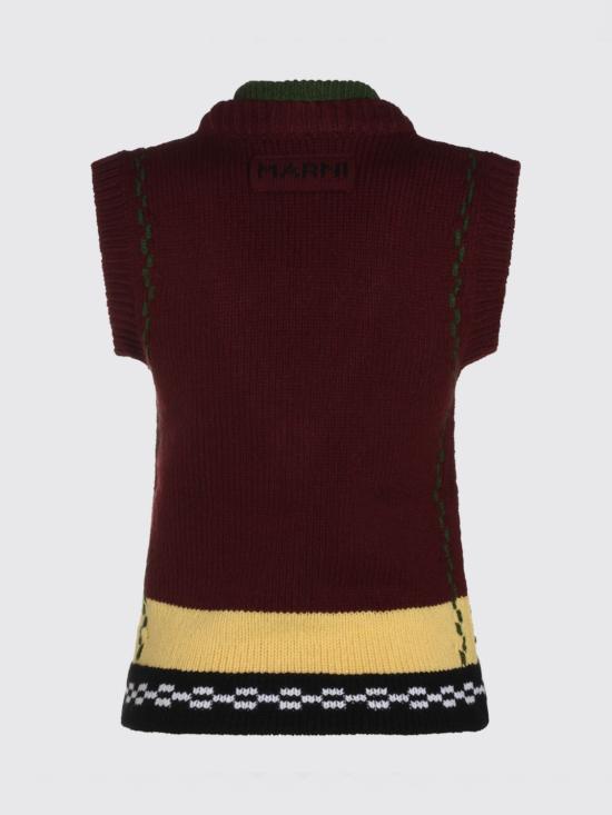 26FW 마르니 스웨터 GCMD0673Q0UFH100 INR92 Wine - MARNI
