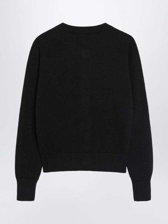 26FW 아미 크루넥 울 가디건 FKC361001 009 Black - AMI
