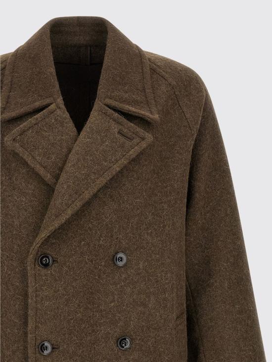 26FW 르메르 코트 CO1169LF1700 GR704 Brown - LEMAIRE