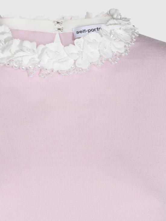 26FW 셀프 포트레이트 스웨터 AW26149TP Pink - SELF PORTRAIT