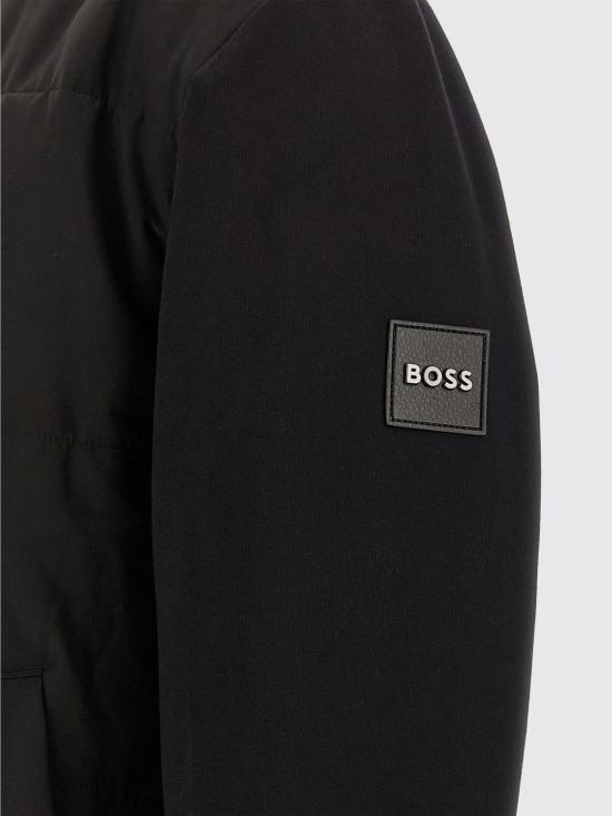 26FW 보스 봄버 자켓 50532767 001 Black - BOSS