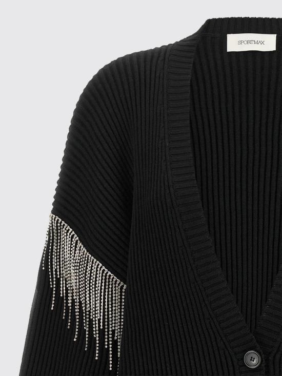 26FW 스포트막스 가디건 2622346021600 006 Black - SPORTMAX