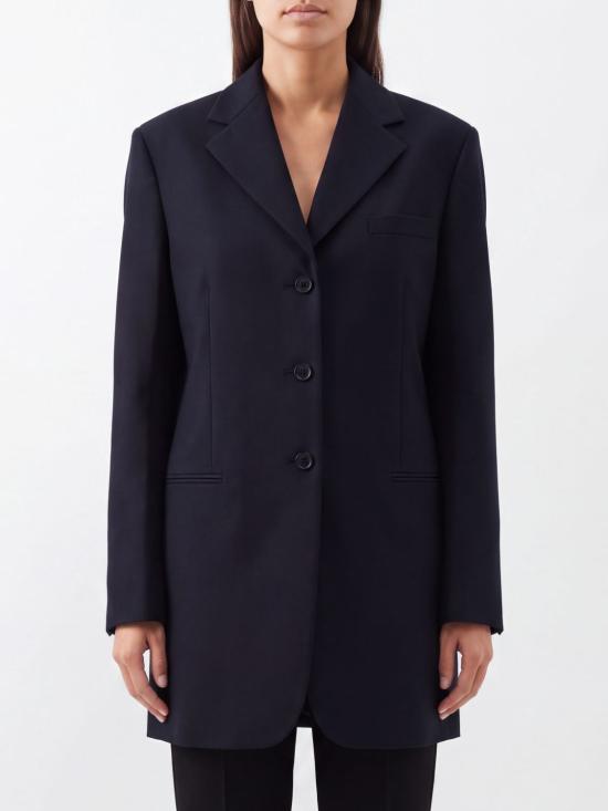 26FW 질샌더 수트 자켓 J03BN0224J41444 402 Blue