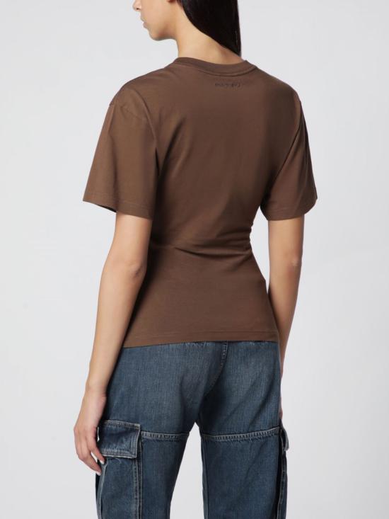 26FW 쿠레쥬 반팔 티셔츠 326JTS168JS0312 B263 Brown - COURREGES
