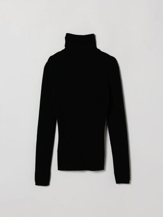 26FW [키즈] 엘리자베타프랜치 터틀넥 니트 EFMA210CFL012 N101 Black - ELISABETTA FRANCHI