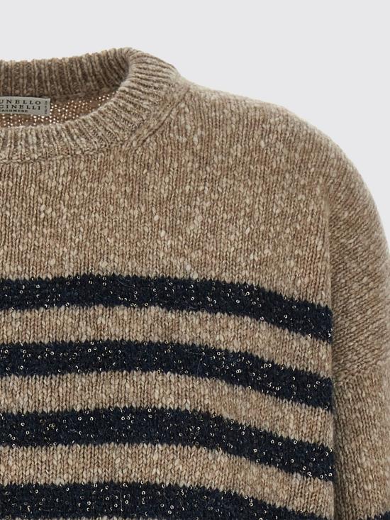 26FW 브루넬로 쿠치넬리 스웨터 MGY563700P CCJ15 Beige - BRUNELLO CUCINELLI