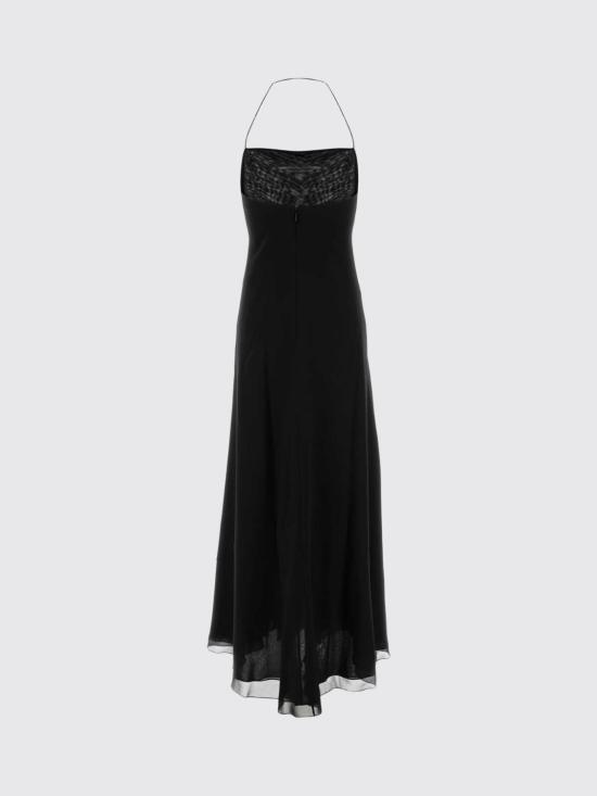 26FW 더로우 하비에르 실크 조젯 드레스 R000153W3785 BLK Black - THE ROW