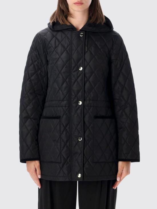 26FW 버버리 브롬리 후드 퀼팅 자켓 8110531 Black