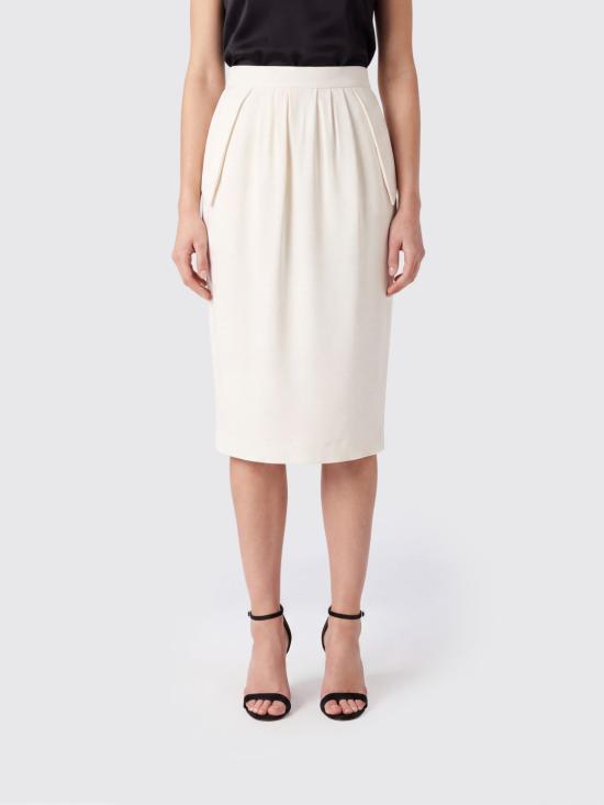 26FW 스텔라 맥카트니 미디 스커트 6301913IU709 9200 White