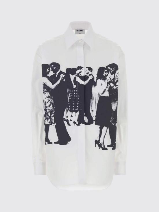 26FW 모스키노 셔츠 02275436 1001 White - MOSCHINO